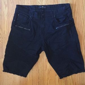 Jordan Craig black biker jeans